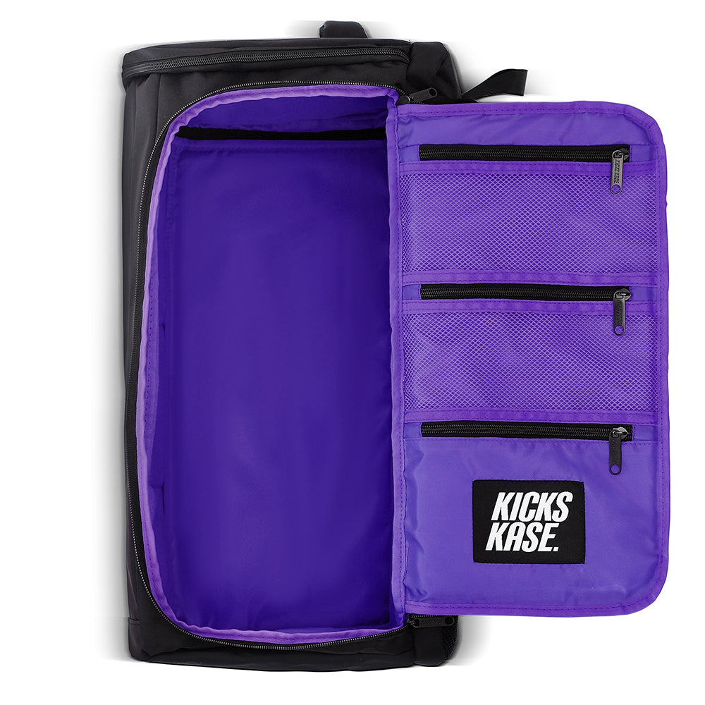 Sneaker Backpack (Black/Purple)